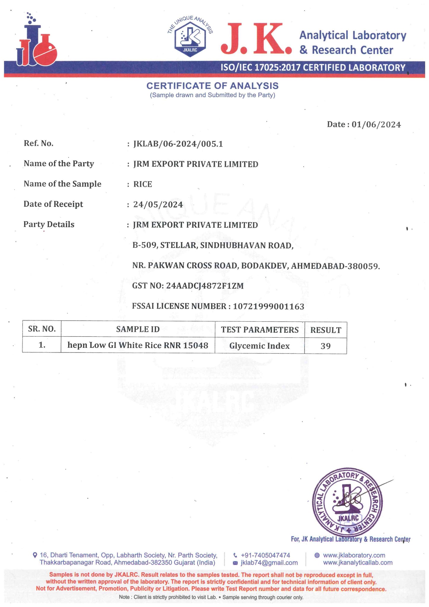 hepn Low GI White Rice (900g)