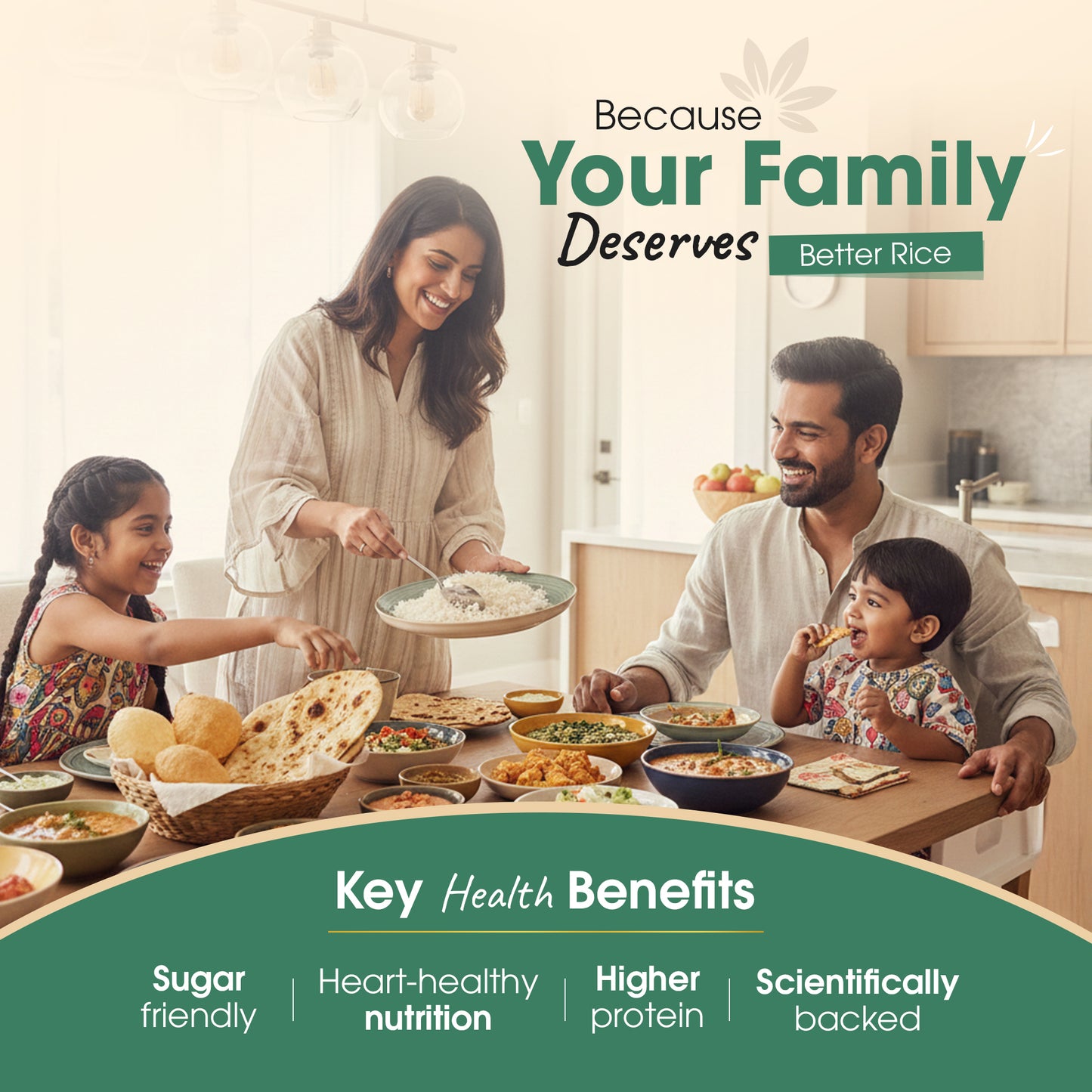 hepn Low GI Steam Rice Pack of 3 (900g*3)