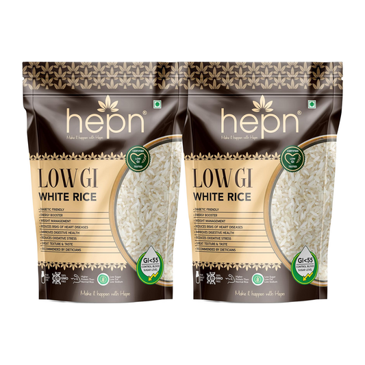 hepn Low GI White Rice Pack of 2 (900g*2)